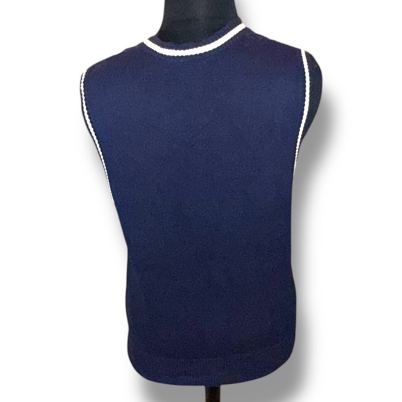 LADY HAGEN Women’s Golf Sweater Vest - XXL Navy / White - Picture 5 of 14